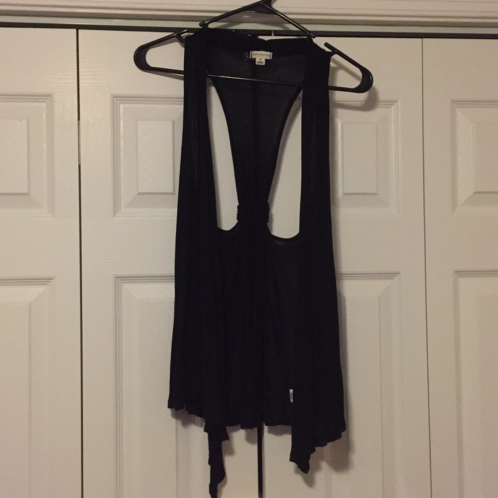 Racerback cardigan
